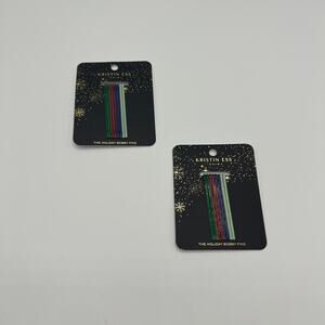 Kristin Ess Two Packs of Emerald Bobby Pins - NWT